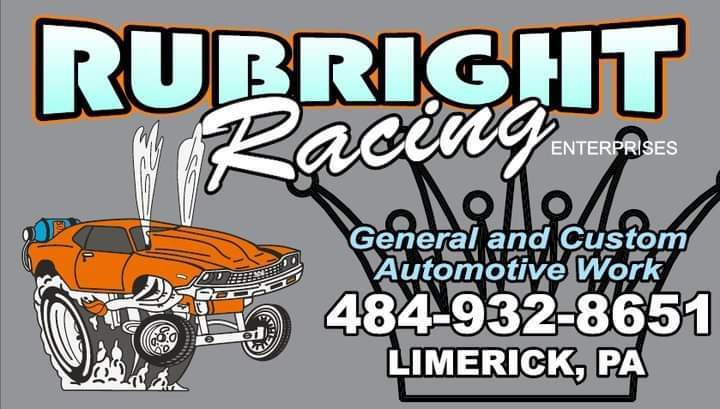 Gold Sponsor Rubright Racing Enterprises